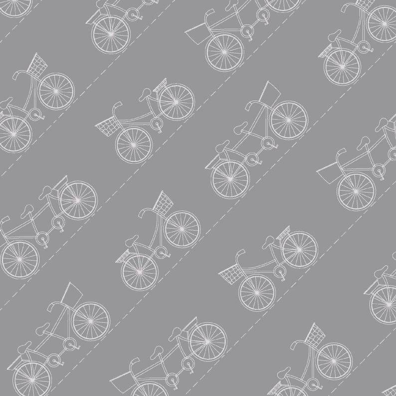 Vintage Boardwalk - Diagonal Bikes Grey