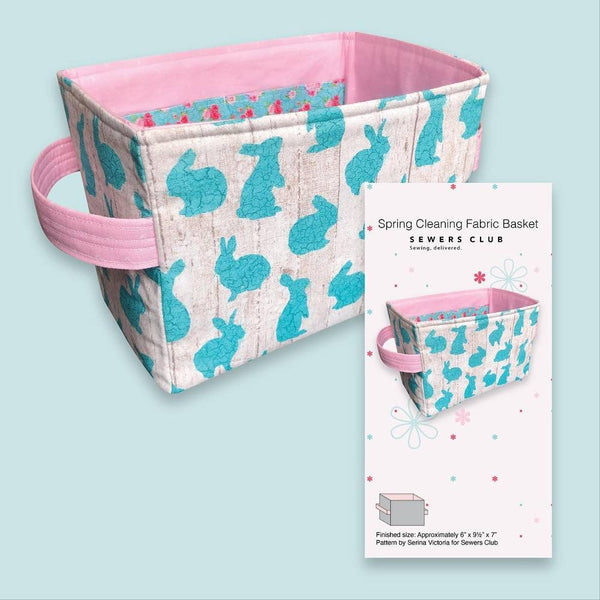Spring Cleaning Fabric Basket Pattern