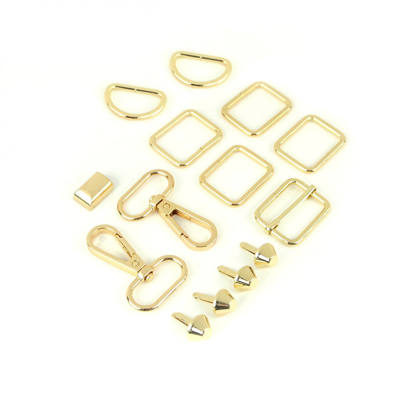 Daphne Handbag Hardware Kit Gold