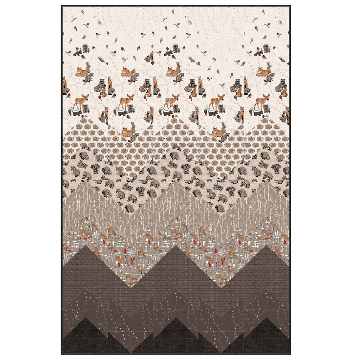 Peaks and Valleys Quilt Pattern