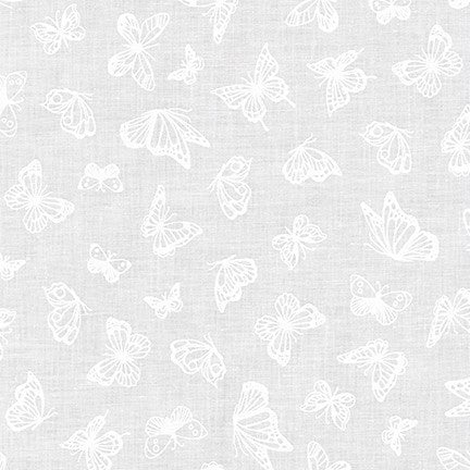 Mini Madness - White Butterflies