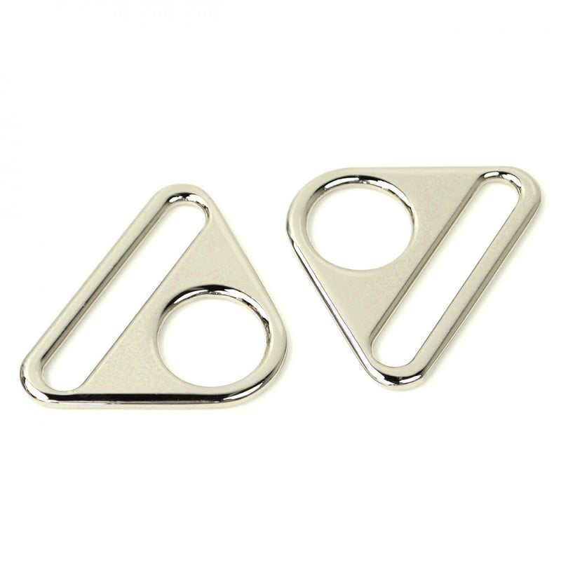 Two Triangle Rings 1 1/2" Nickel