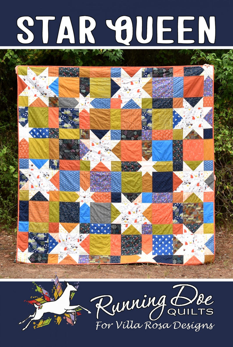 Star Queen Quilt Pattern