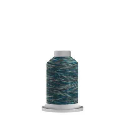 Glide Trilobal  40wt Polyester Thread - Variegated Mediterranean Mini Spool