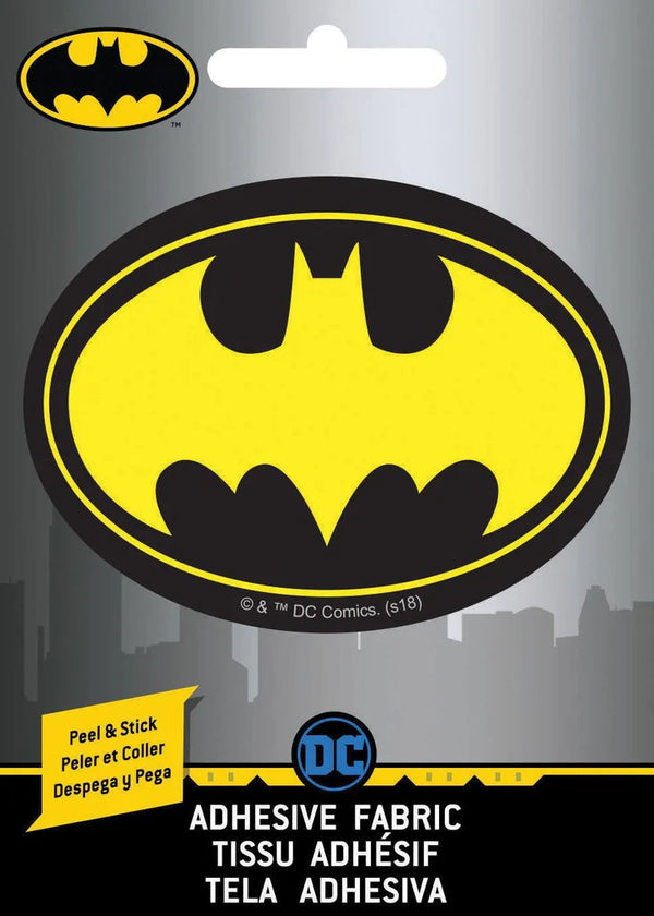 Batman Logo Adhesive Fabric Sticker