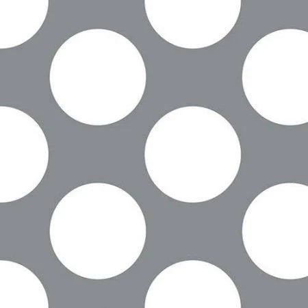 Gray Matters - Grey Big Dots Flannel