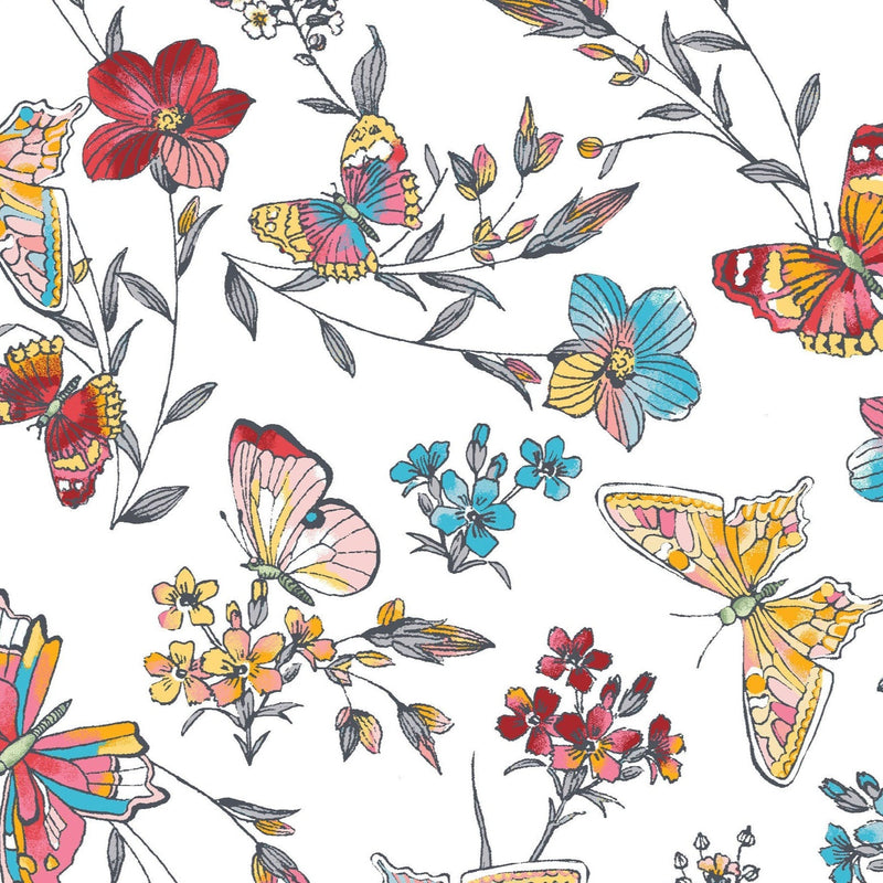 Meadow Edge - White Butterflies