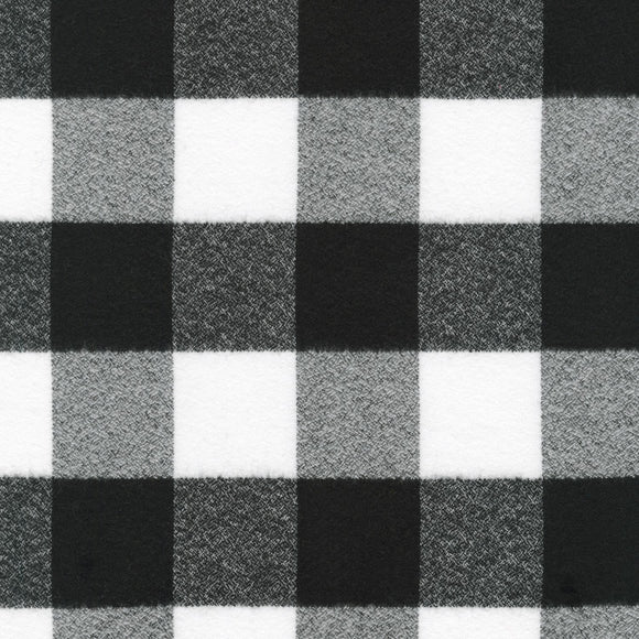 Mammoth Flannel - White and Black